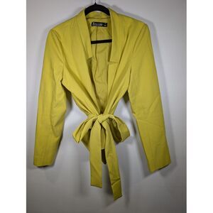 7th Avenue Design Studios New York And Company Yellow Blazer Woman's Size Medium